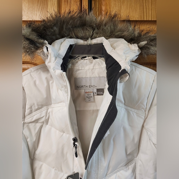 NWT Womens North End Winter White Down-Filled 3/4 Length Coat Size Sm - Picture 12 of 14